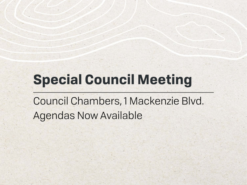 Special Council Meeting