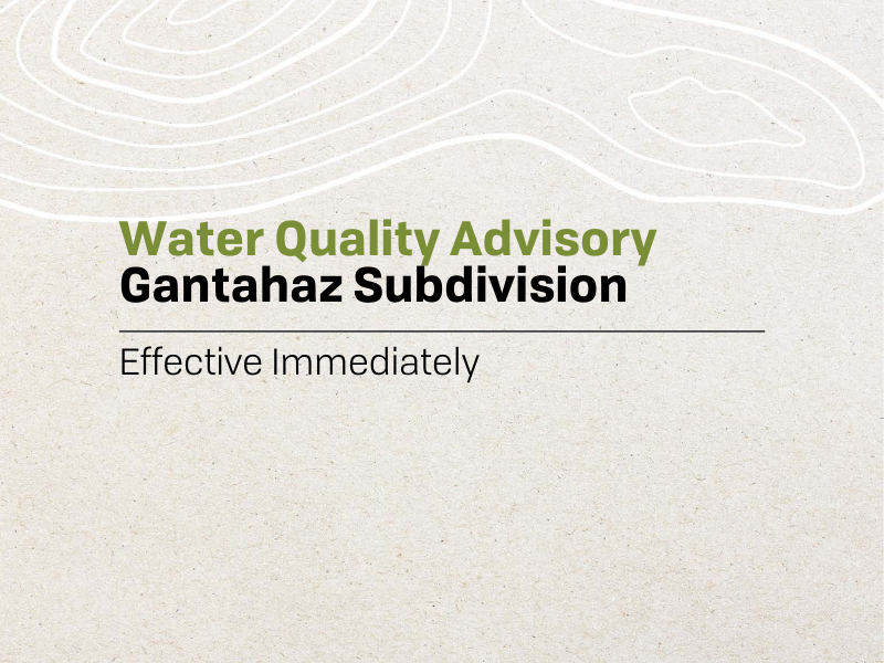 Water Quality Advisory