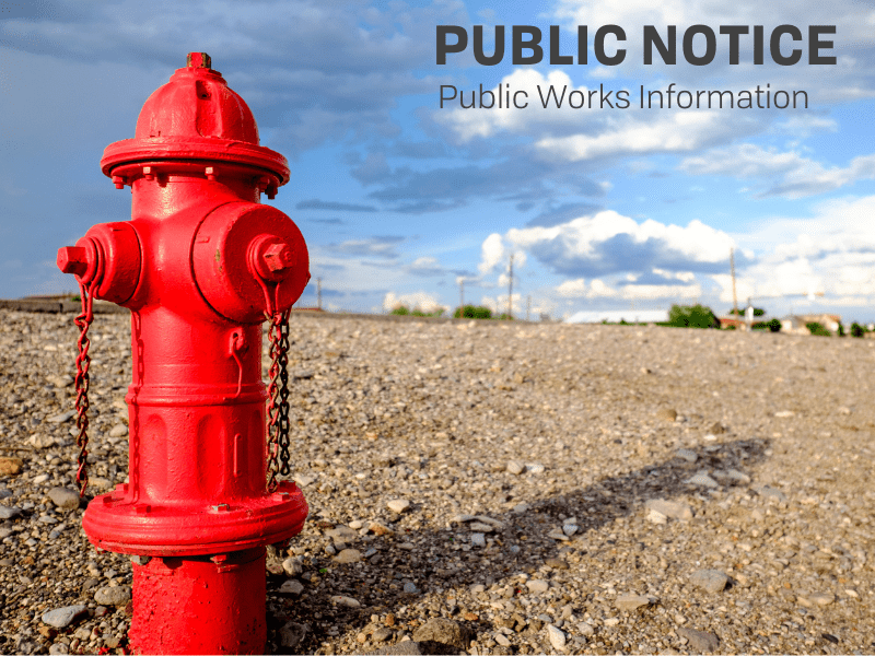 Water Main and Hydrant Flushing