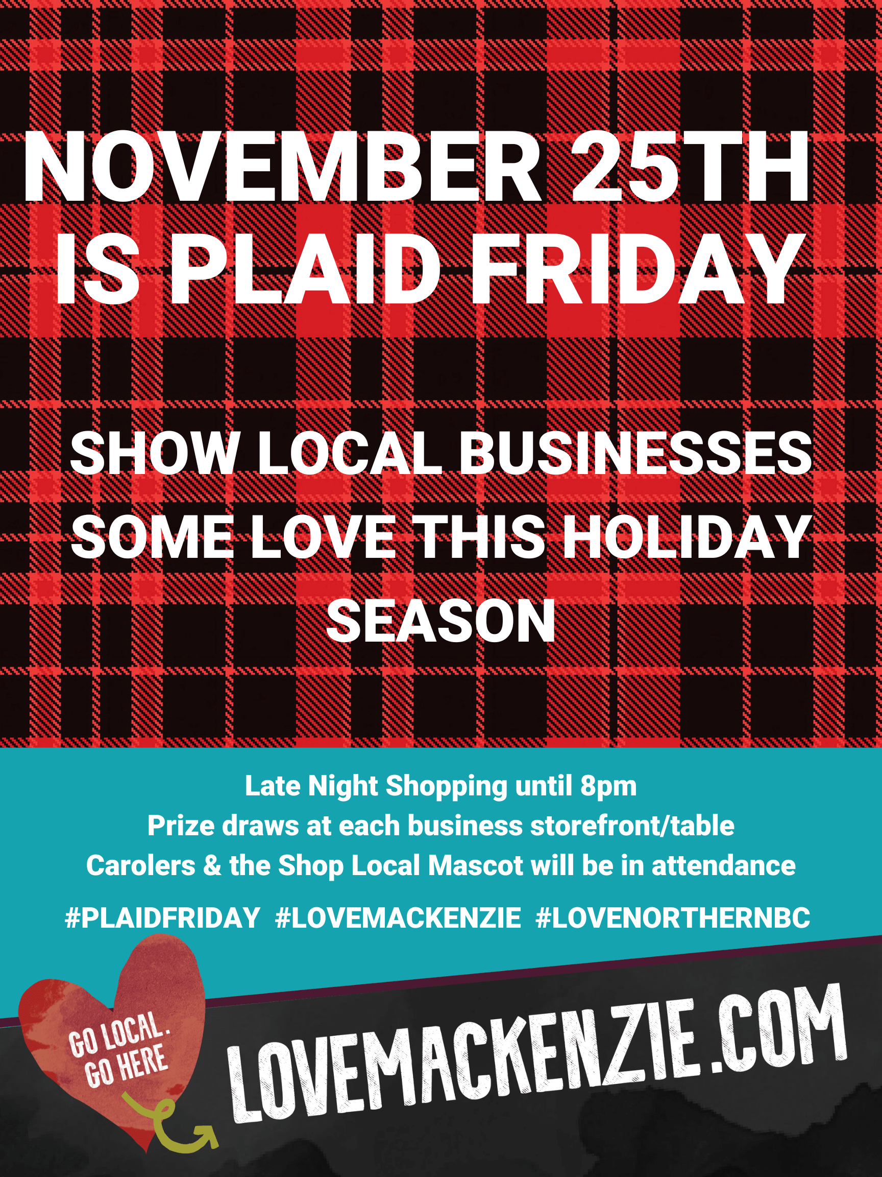 2022 PLAID FRIDAY Info Poster