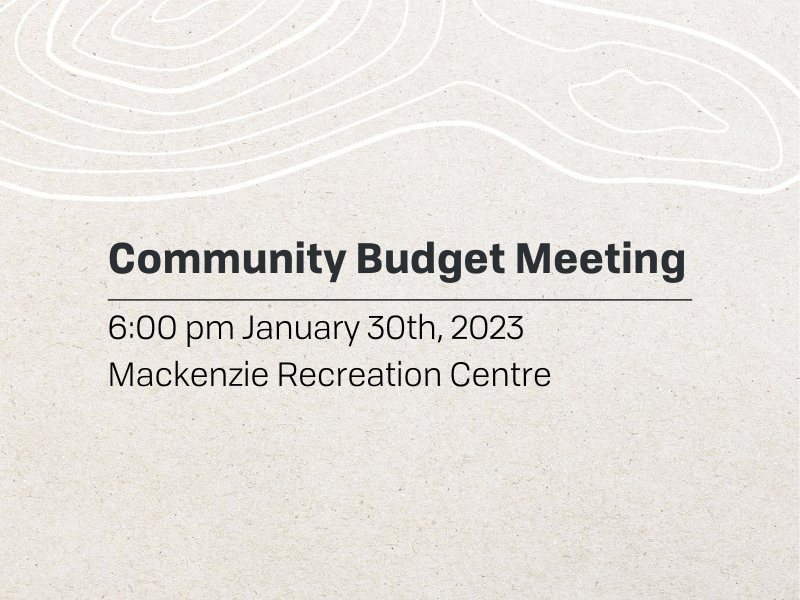 Community Budget Meeting