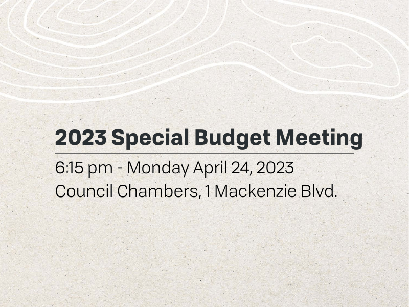 Special Budget Meeting