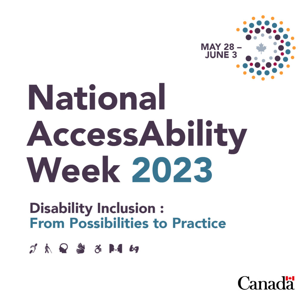 National AccessAbility Week May 29 - June 3