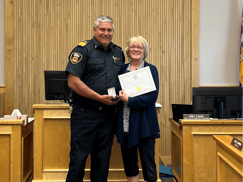 Fire Chief Guise - 25-Year Service Award