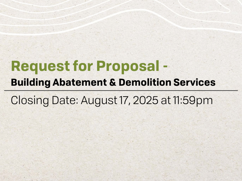 RFP - Building Abatement and Demolition Services RFP - Building Abatement and Demolition Services